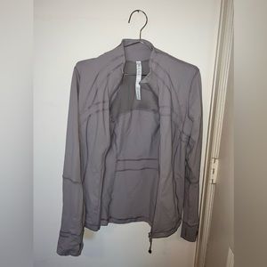 Purple-ish gray lululemon jacket